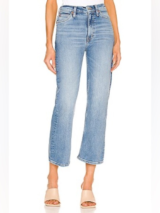 Re/Done Denim - RE/DONE 70s kick crop
